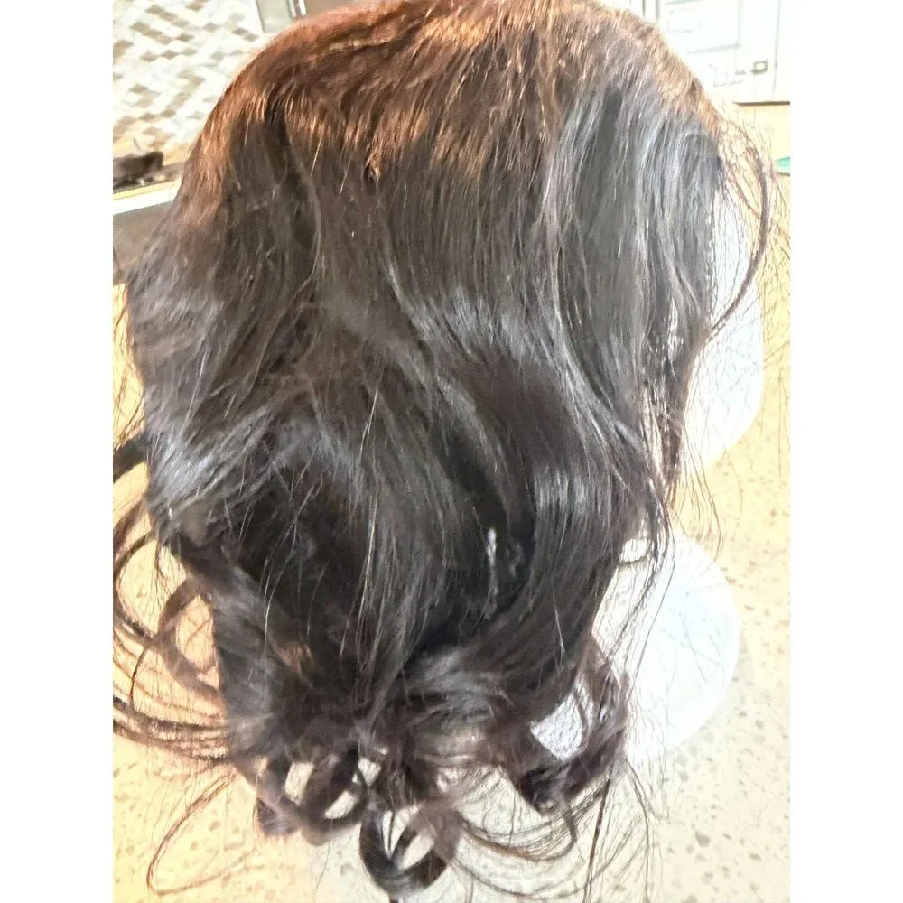 NWT 16in Loose Body Wave Human Hair Wig 220% Density 7x6 HD Lace Glueless C Part